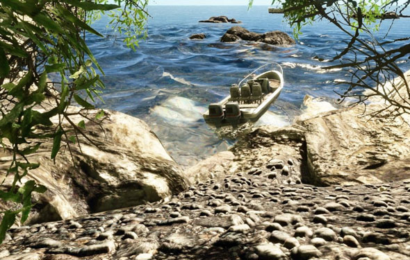 Crysis 2 screenshot beach