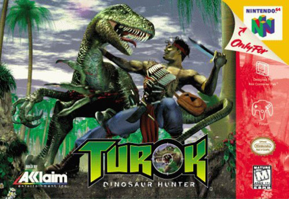 Turok: Dinosaur Hunter box-art