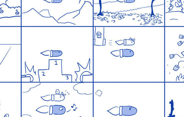 The life of Bullet Bill is one of loneliness. A comic. The life of Bullet Bill is one of loneliness. A comic.