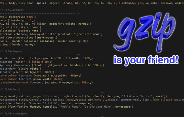 compress css with php and gzip