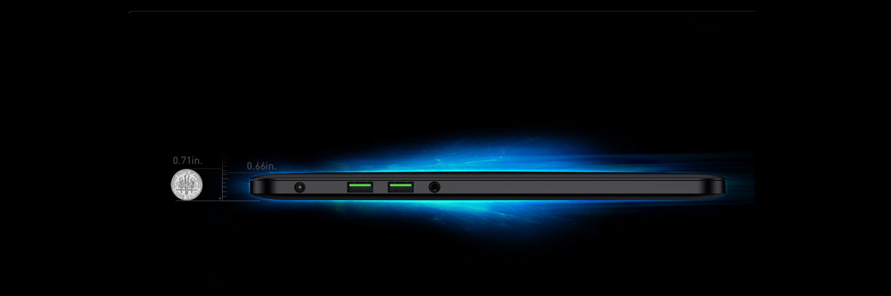 Holy Smack! The Razer Blade gaming laptop is so slim it's scary Holy Smack! The Razer Blade gaming laptop is so slim it's scary