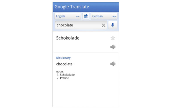 google translate with voice