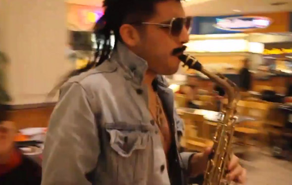 sexy sax man sergio flores playing george michaels careless whisper