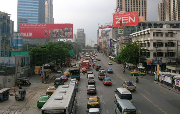 bangkok thailand traffic