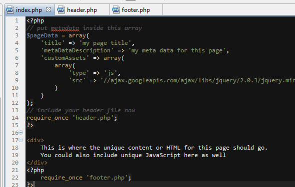 php language example